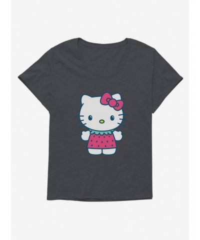 Hello Kitty Kawaii Vacation Strawberry Outfit Girls T-Shirt Plus Size $7.89 T-Shirts