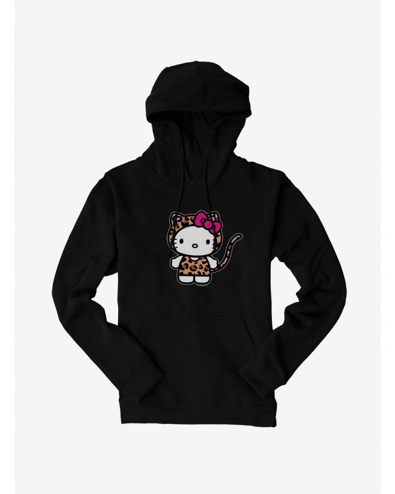 Hello Kitty Jungle Paradise Leopard Costume Hoodie $10.78 Hoodies