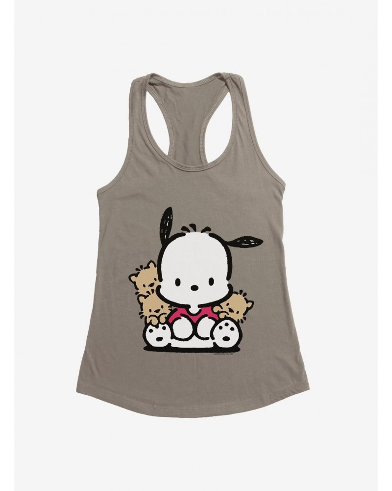 Pochacco Sitting With Friends Girls Tank $9.56 Tanks