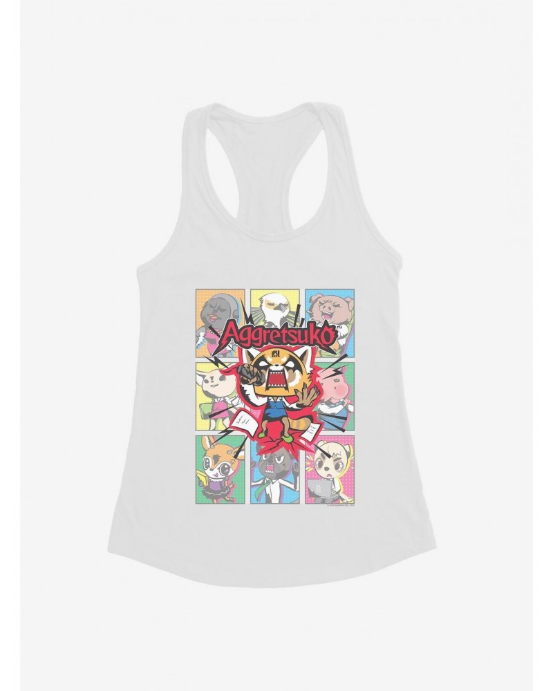 Aggretsuko Screaming Panels Girls Tank $8.17 Tanks