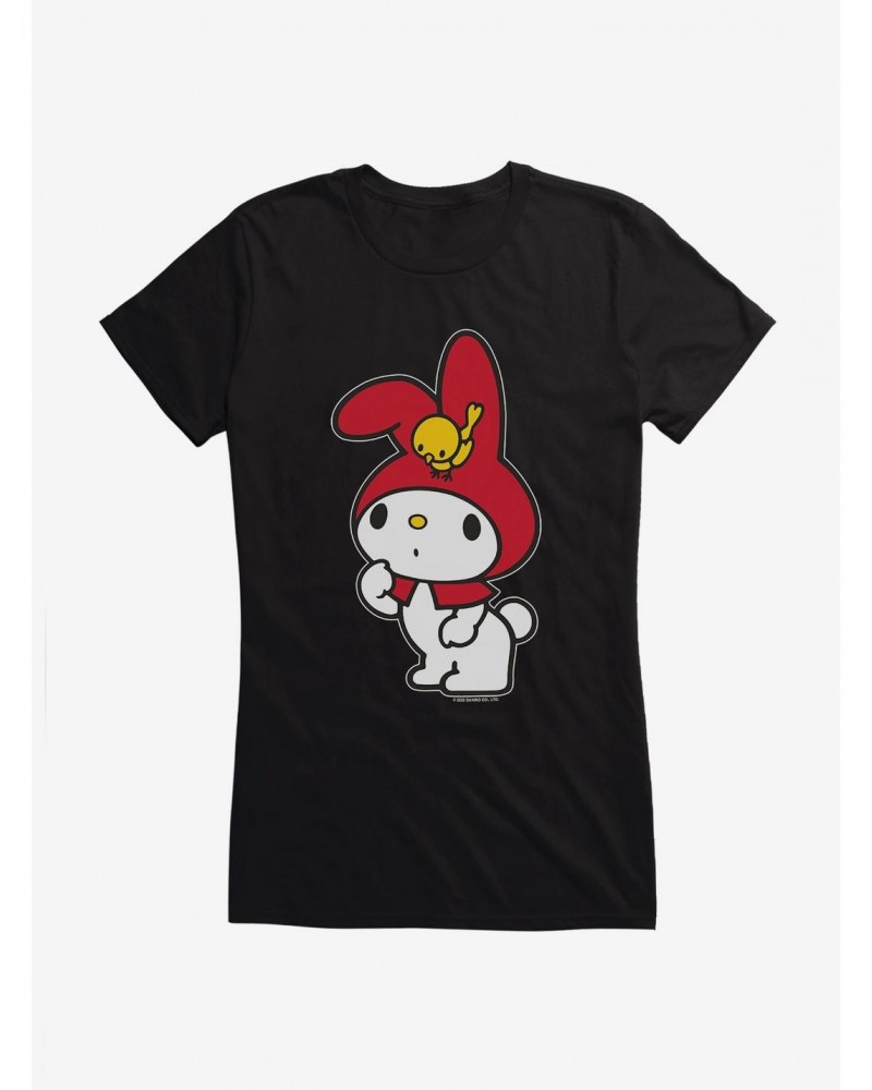 My Melody Thinking Girls T-Shirt $8.17 T-Shirts