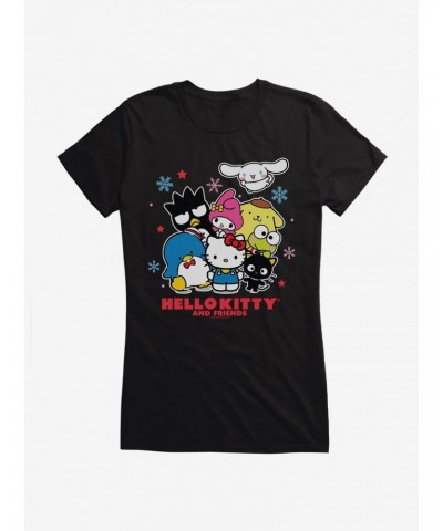 Hello Kitty and Friends Snowflakes Girls T-Shirt $7.77 T-Shirts