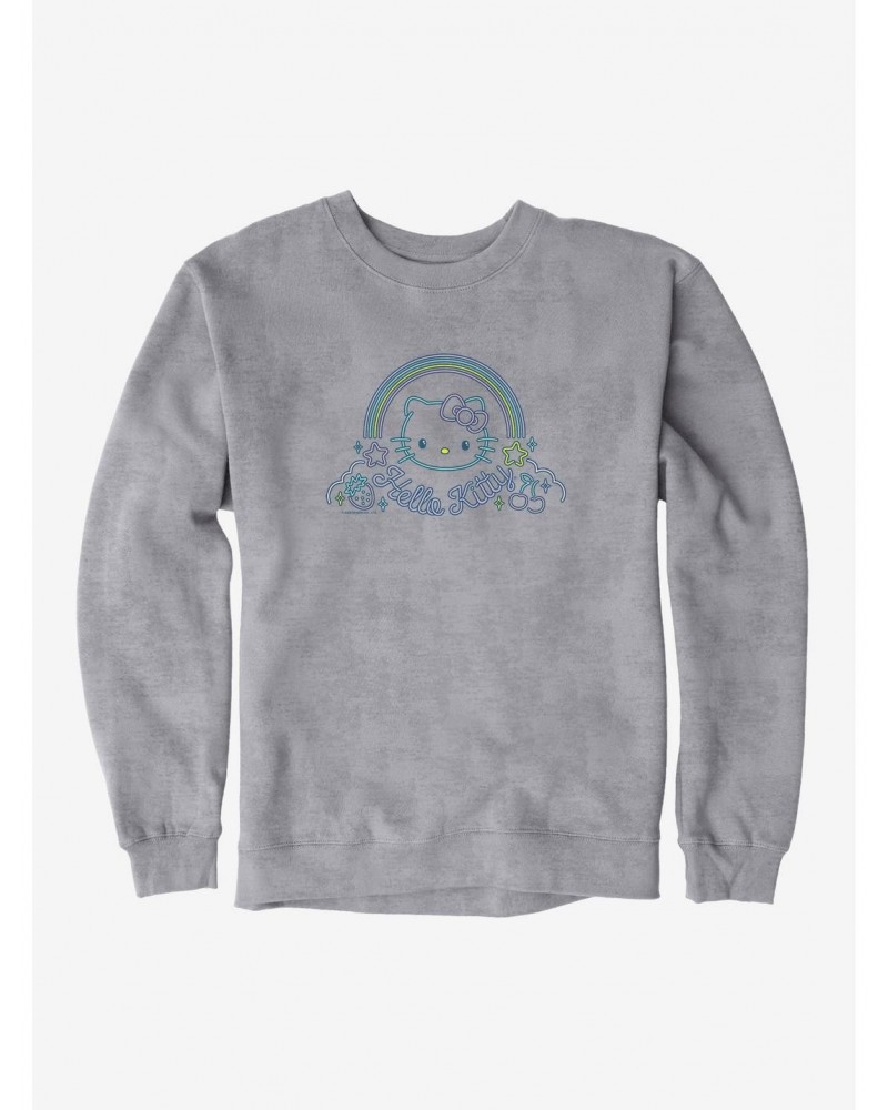Hello Kitty Kawaii Vacation Neon Dreams Sweatshirt $12.10 Sweatshirts