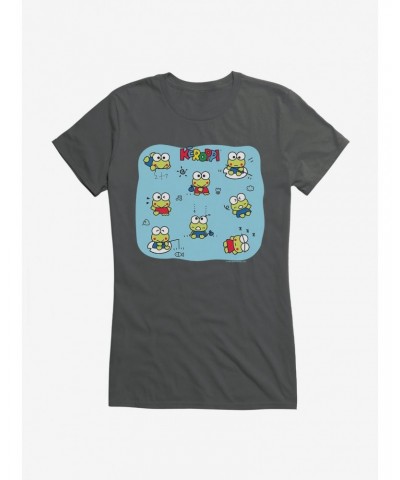 Keroppi Happy Vibes Girls T-Shirt $6.57 T-Shirts