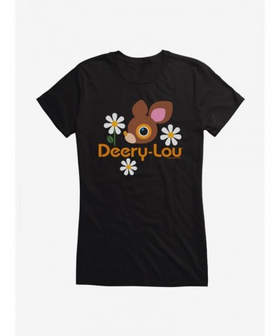 Deery-Lou Cheerful Icon Girls T-Shirt $6.37 T-Shirts