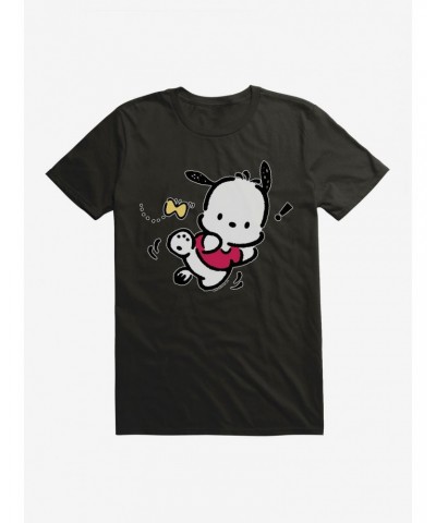 Pochacco Butterfly Chase T-Shirt $7.27 T-Shirts