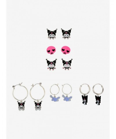 Kuromi Charm Hoop Earring Set $5.42 Earring Set