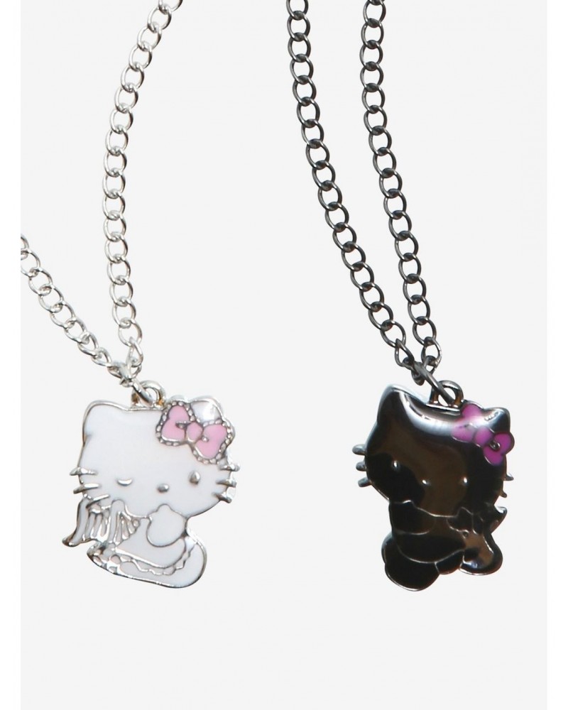 Hello Kitty Angel & Devil Best Friend Necklace Set $3.87 Necklace Set