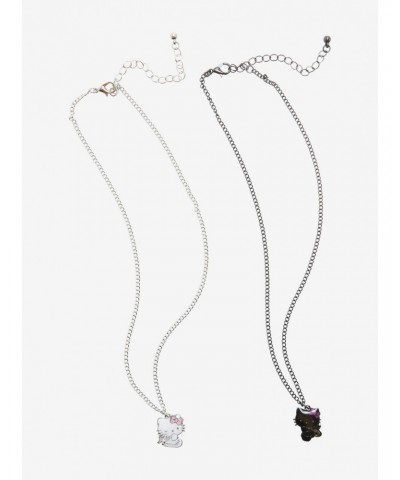 Hello Kitty Angel & Devil Best Friend Necklace Set $3.87 Necklace Set