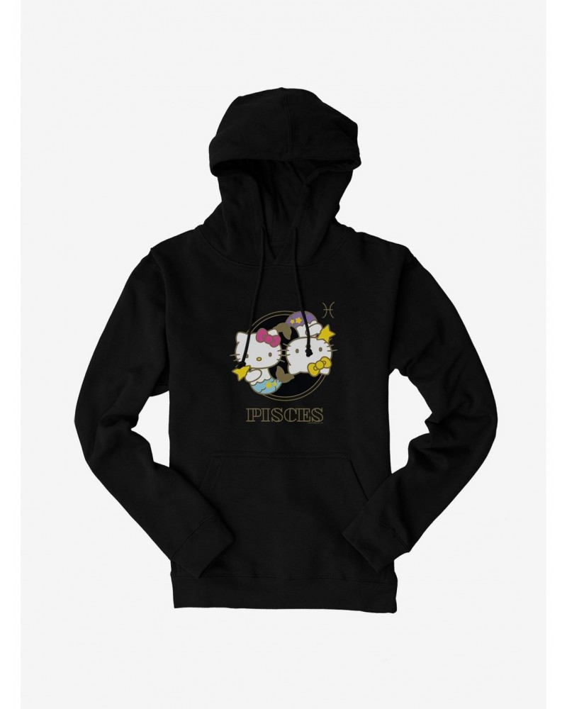 Hello Kitty Star Sign Pisces Stencil Hoodie $12.93 Hoodies