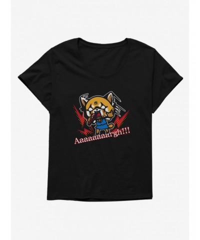 Aggretsuko Metal Raging Girls T-Shirt Plus Size $6.94 T-Shirts
