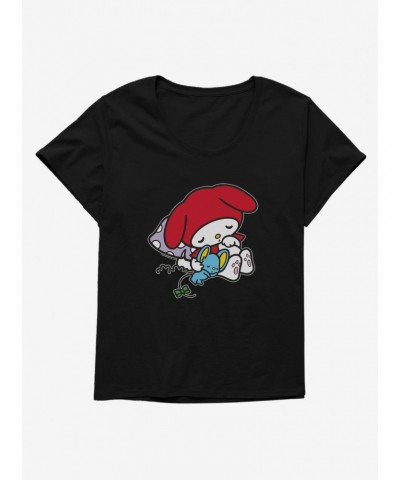 My Melody Napping With Flat Girls T-Shirt Plus Size $7.63 T-Shirts