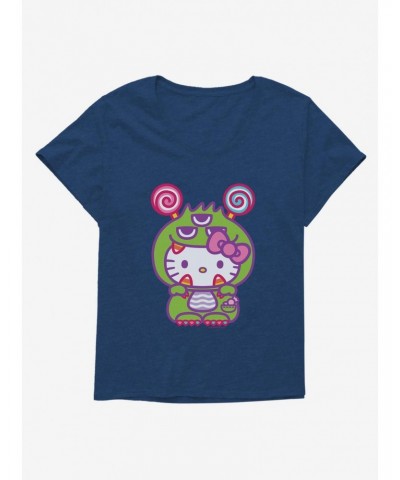 Hello Kitty Sweet Kaiju Eyes Girls T-Shirt Plus Size $9.94 T-Shirts