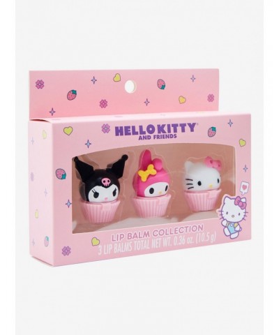 Hello Kitty And Friends Cupcake Lip Balm Set $5.07 Balm Set