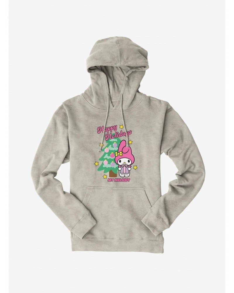 My Melody Happy Holidays Christmas Tree Hoodie $13.29 Hoodies