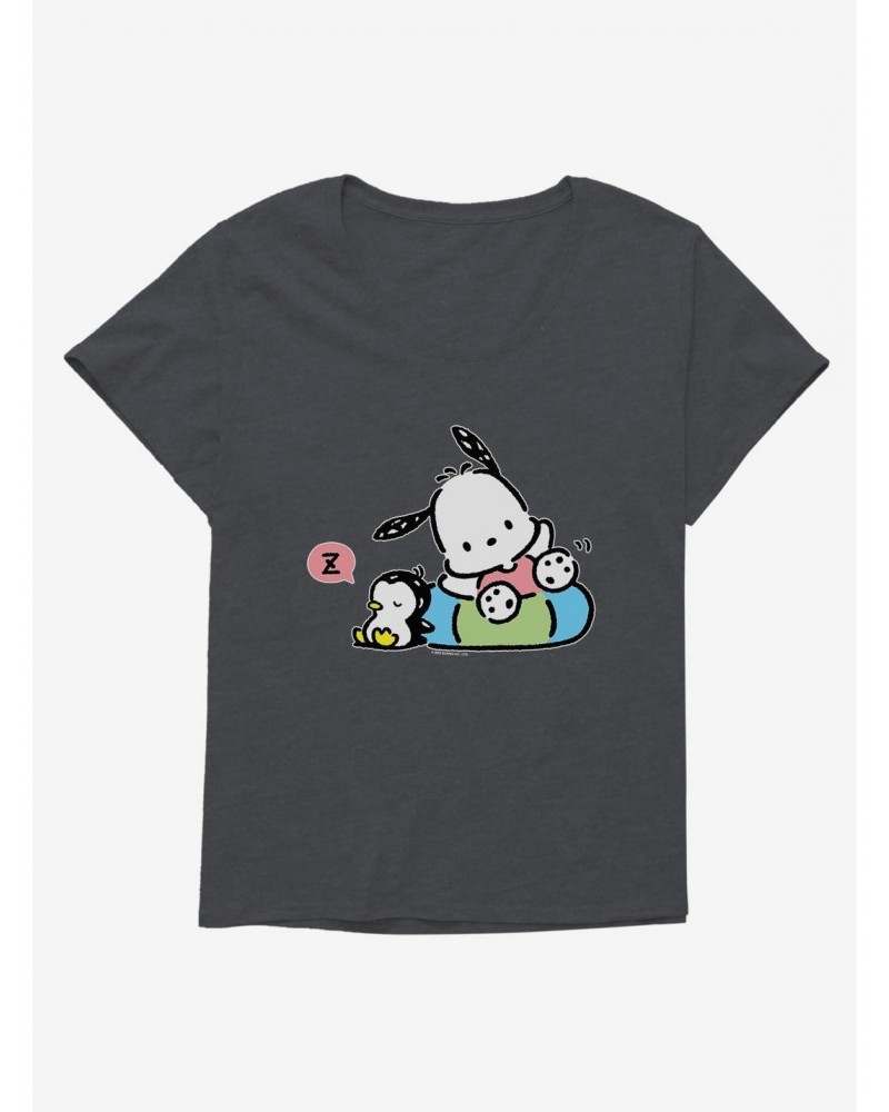 Pochacco Swimming & Good Vibes Girls T-Shirt Plus Size $9.94 T-Shirts