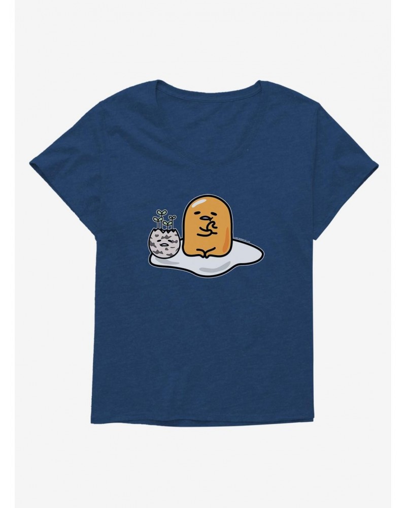 Gudetama Planted Girls T-Shirt Plus Size $11.10 T-Shirts