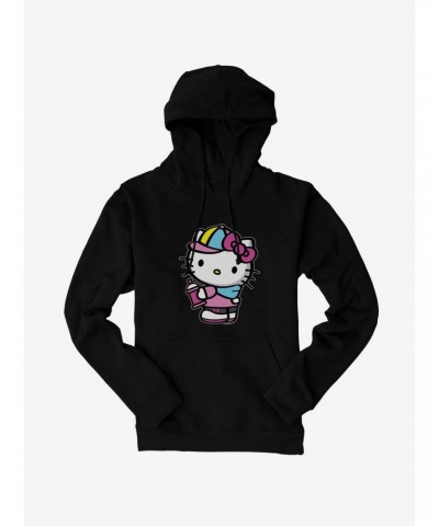 Hello Kitty Spray Can Side Hoodie $10.78 Hoodies