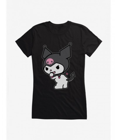 Kuromi Turning Giggle Girls T-Shirt $6.77 T-Shirts