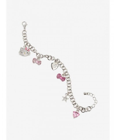 Hello Kitty Bling Charm Bracelet $5.07 Bracelets