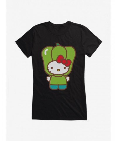 Hello Kitty Five A Day Bell Pepper Girls T-Shirt $9.36 T-Shirts