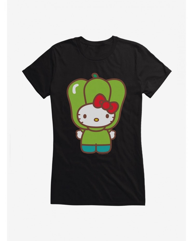 Hello Kitty Five A Day Bell Pepper Girls T-Shirt $9.36 T-Shirts