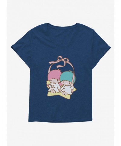 Little Twin Stars Swinging Girls T-Shirt Plus Size $8.32 T-Shirts