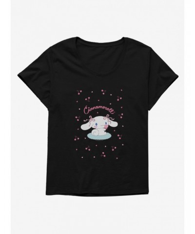 Cinnamoroll Cherry Love Girls T-Shirt Plus Size $9.25 T-Shirts