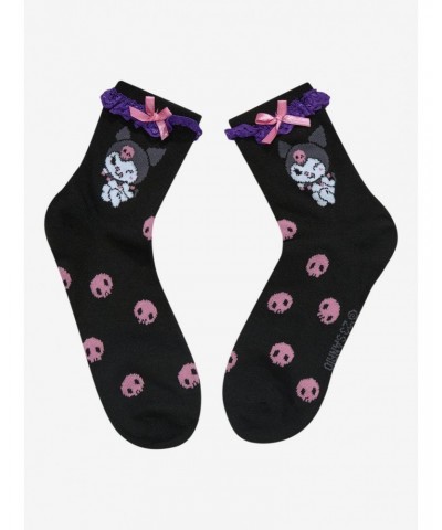 Kuromi Skull Lace Ankle Socks $1.90 Socks
