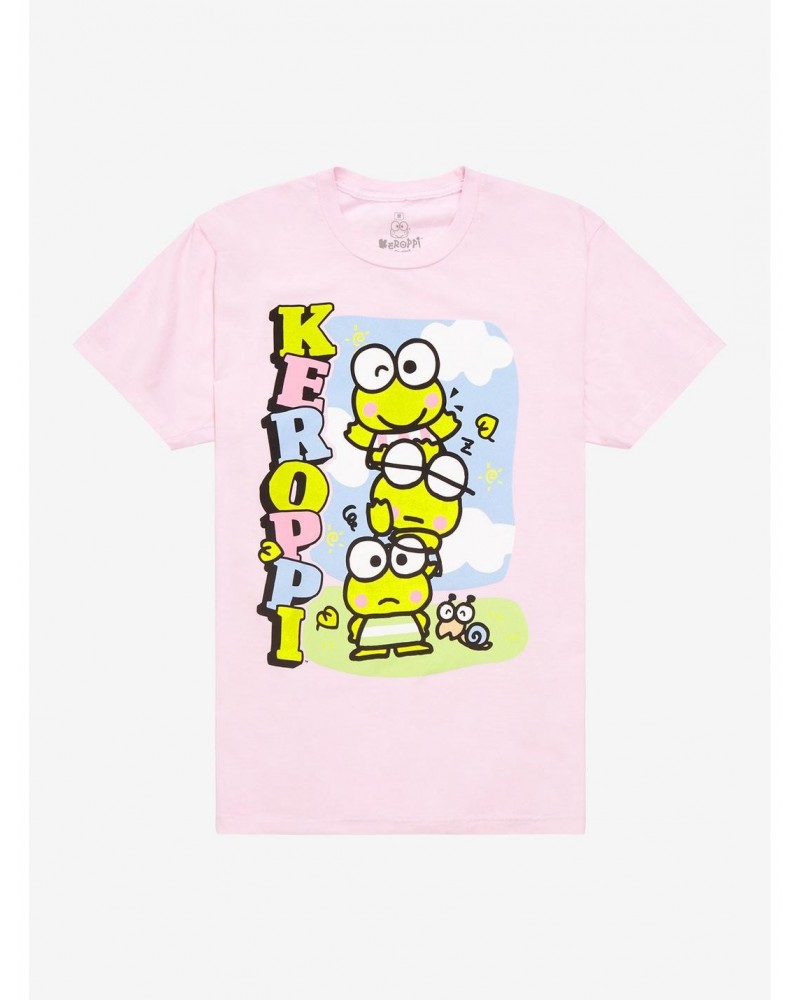 Keroppi & Friends Stack Girls T-Shirt $9.68 T-Shirts