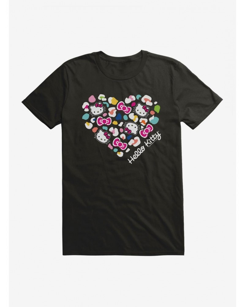 Hello Kitty Jungle Paradise Spotted Heart T-Shirt $8.41 T-Shirts