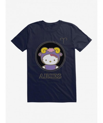 Hello Kitty Star Sign Aries Stencil T-Shirt $6.50 T-Shirts