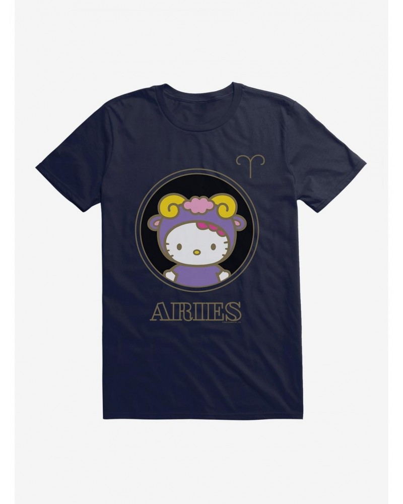 Hello Kitty Star Sign Aries Stencil T-Shirt $6.50 T-Shirts