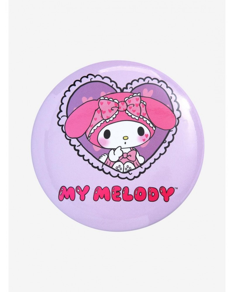 My Melody Slumber Party 3 Inch Button $1.50 Buttons