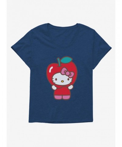 Hello Kitty Five A Day Apple Of My Eye Girls T-Shirt Plus Size $10.17 T-Shirts