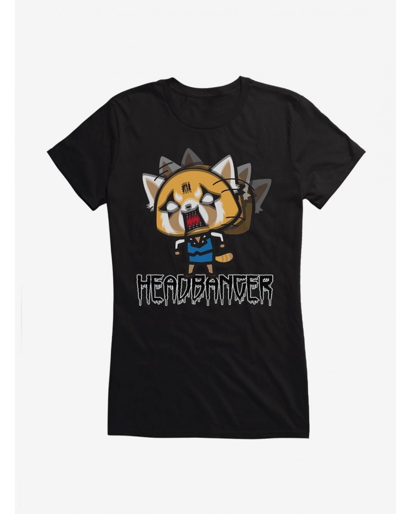 Aggretsuko Metal Headbanger Girls T-Shirt $9.76 T-Shirts