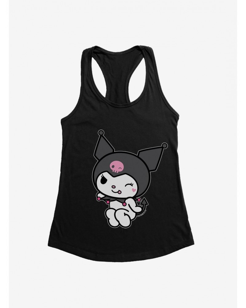 Kuromi Flirty Wink Girls Tank $6.77 Tanks