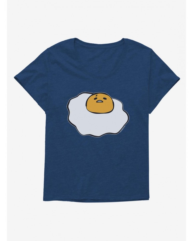 Gudetama Cooked Girls T-Shirt Plus Size $9.71 T-Shirts