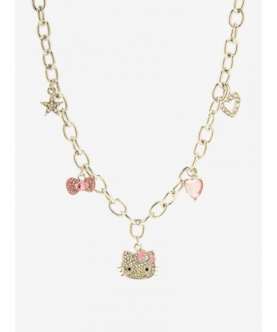 Hello Kitty Silver Bling Charm Necklace $5.55 Necklaces