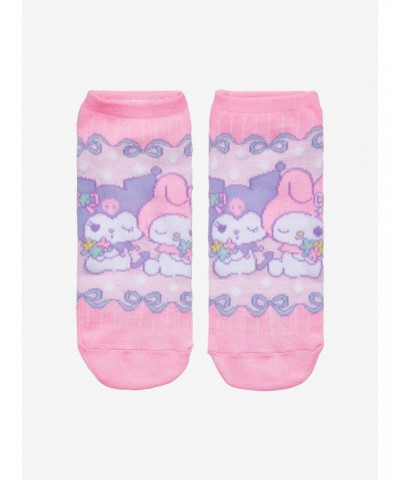 My Melody & Kuromi Pastel No-Show Socks $1.96 Socks