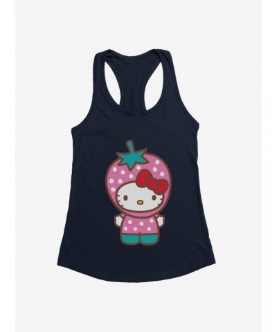 Hello Kitty Five A Day Strawberry Hat Girls Tank $9.16 Tanks