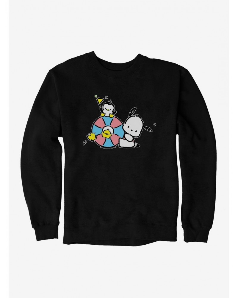 Pochacco Swimming Party Sweatshirt $11.22 Sweatshirts