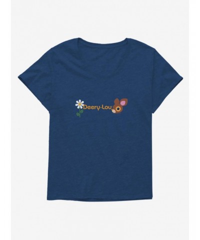 Deery-Lou Flower Logo Girls T-Shirt Plus Size $8.09 T-Shirts
