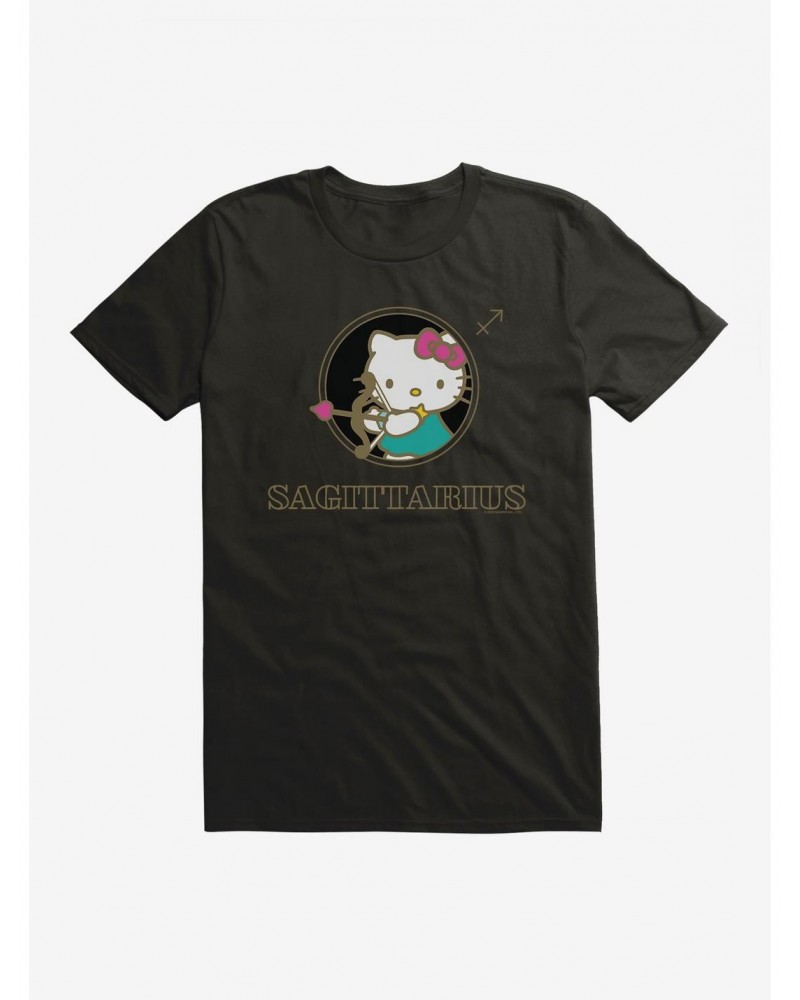 Hello Kitty Star Sign Sagittarius Stencil T-Shirt $5.93 T-Shirts