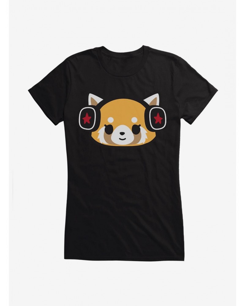 Aggretsuko Metal Headphones Girls T-Shirt $6.37 T-Shirts