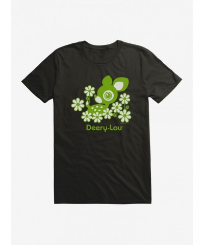 Deery-Lou Floral Green Design T-Shirt $9.18 T-Shirts