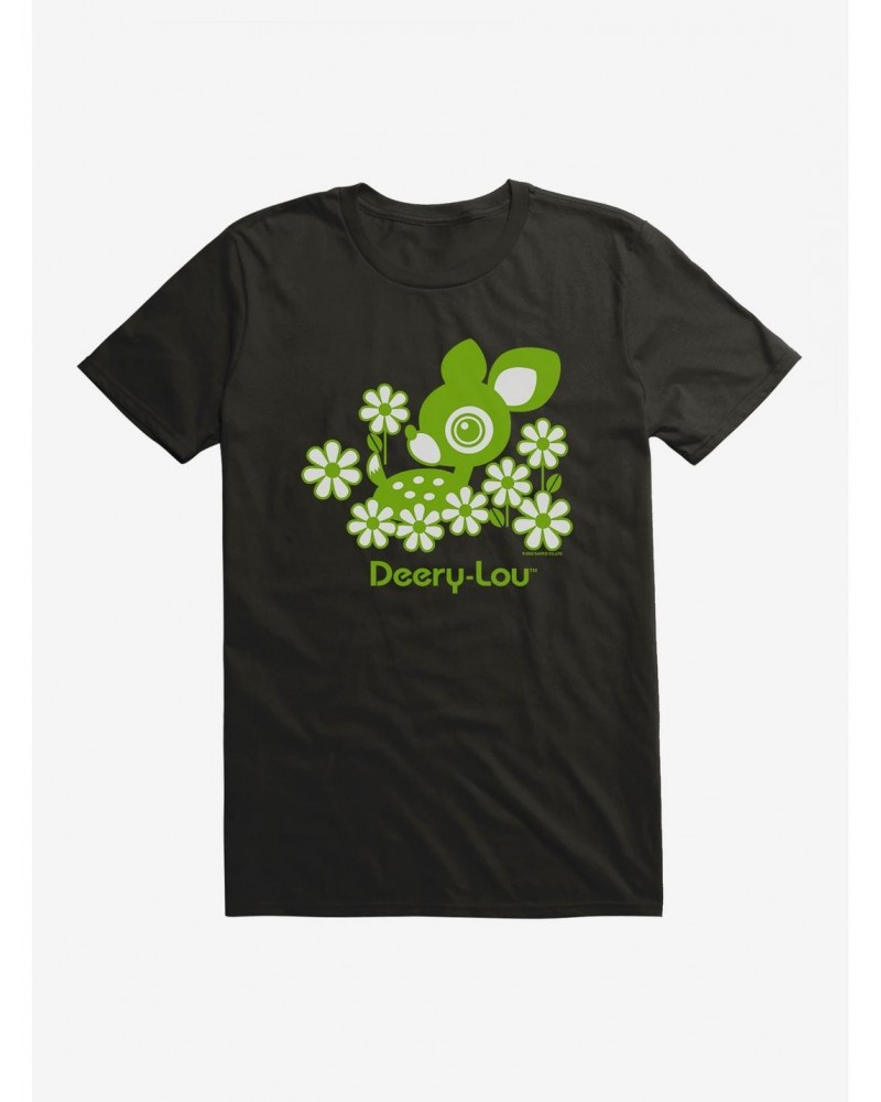 Deery-Lou Floral Green Design T-Shirt $9.18 T-Shirts