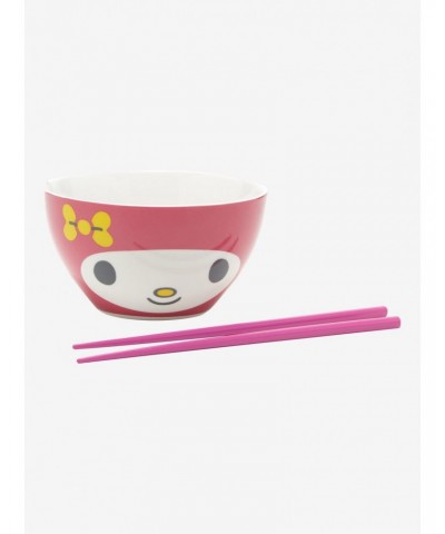 My Melody Face Ramen Bowl With Chopsticks $6.37 Chopsticks