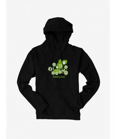 Deery-Lou Floral Green Design Hoodie $10.78 Hoodies