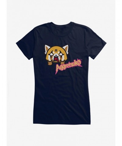 Aggretsuko Metal Icon Girls T-Shirt $7.17 T-Shirts